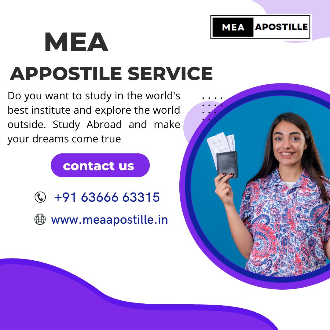 MEA Apostille Service in Castle Street Bangalore