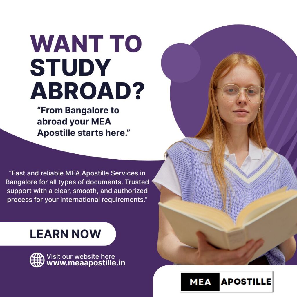 Fast Apostille Service Bangalore 