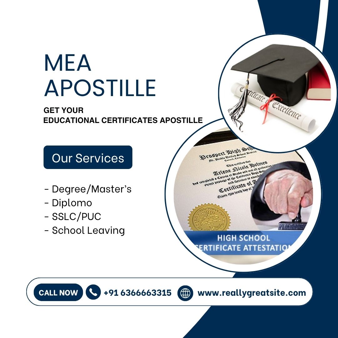 Best Degree Certificate Attestation Services in Bangalore