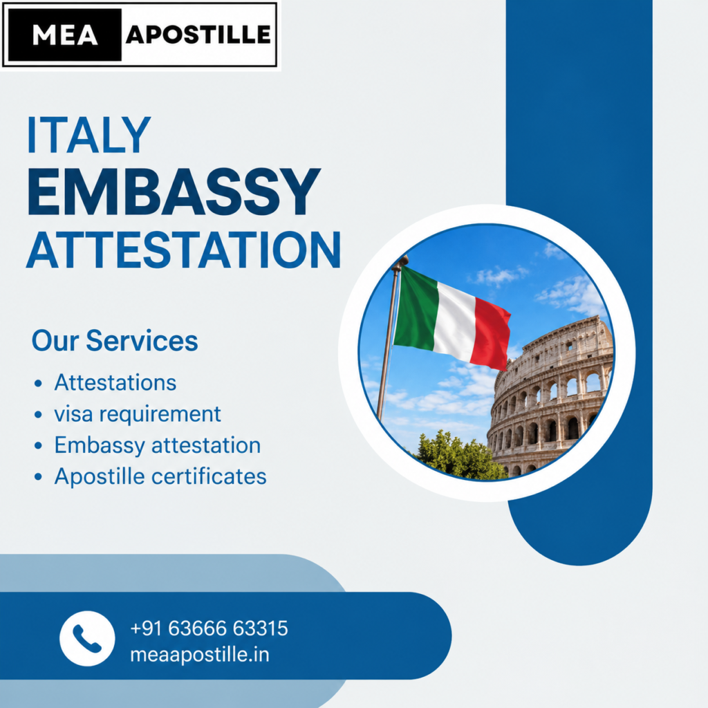 Italy Embassy Attestation